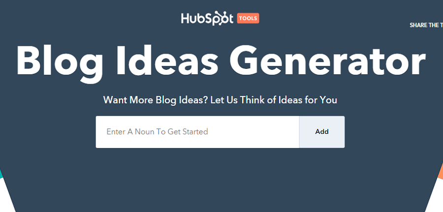 hubspot blog ideas generator